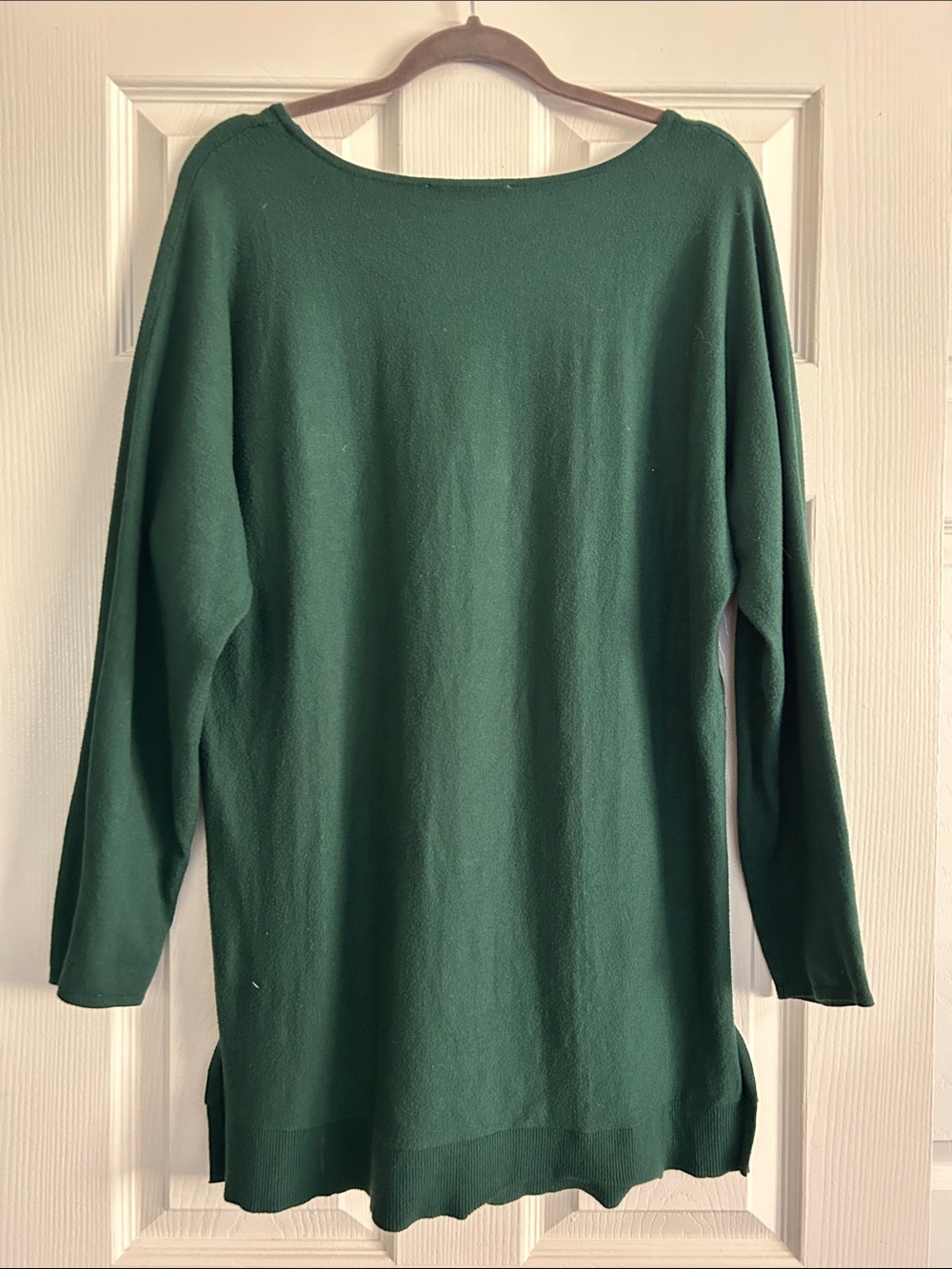 Michael Kors Green Oversized Hi Low Tunic Sweater Top L - Picture 7 of 10